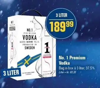 Otto Duborg No. 1 premium vodka tilbud