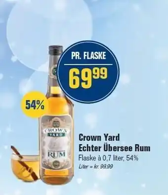 Otto Duborg Crown yard echter übersee rum tilbud