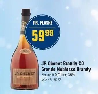 Otto Duborg Jp. chenet brandy xo grande noblesse brandy tilbud