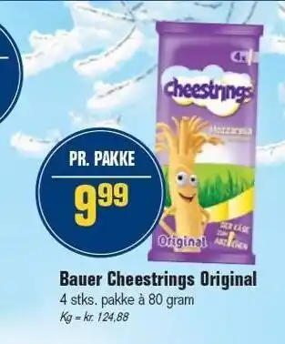 Otto Duborg Bauer cheestrings original tilbud
