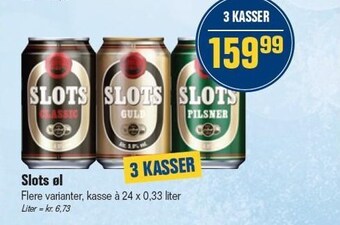 Otto Duborg Slots øl tilbud