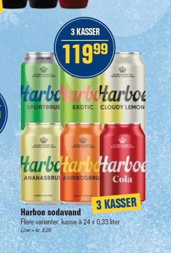 Otto Duborg Harboe sodavand tilbud