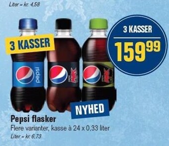 Otto Duborg Pepsi flasker tilbud