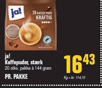 Otto Duborg Ja! kaffepuder, stærk tilbud