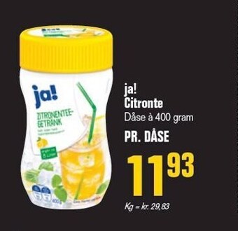 Ja! citronte