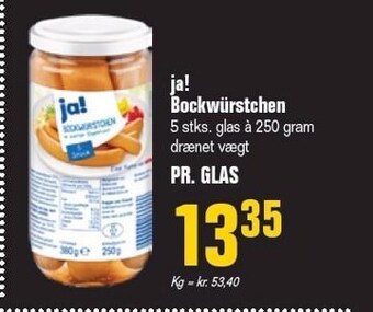 Otto Duborg Ja! bockwürstchen tilbud