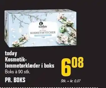 Otto Duborg Kosmetik lommetørklæder i boks tilbud