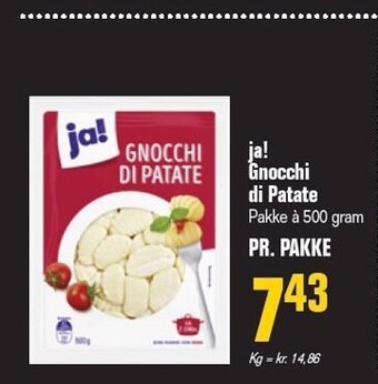 Otto Duborg Ja! gnocchi di patate tilbud
