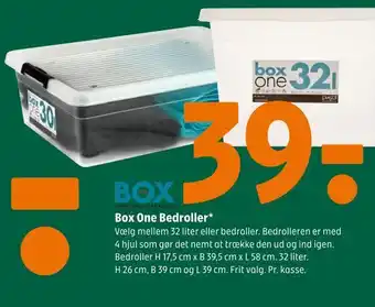 Box one bedroller