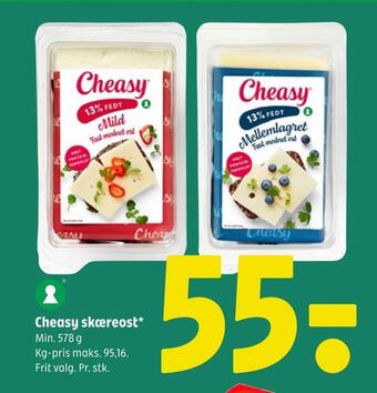 Coop 365 Cheasy skæreost tilbud