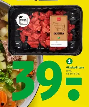 Coop 365 Oksekød i tern tilbud