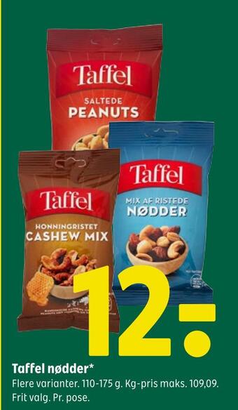 Coop 365 Taffel nødder tilbud