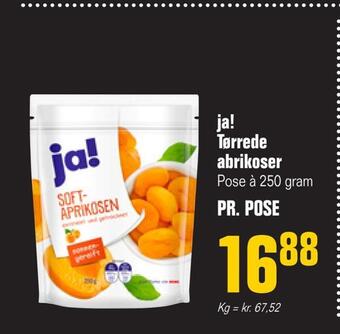 Otto Duborg Ja! tørrede abrikoser tilbud