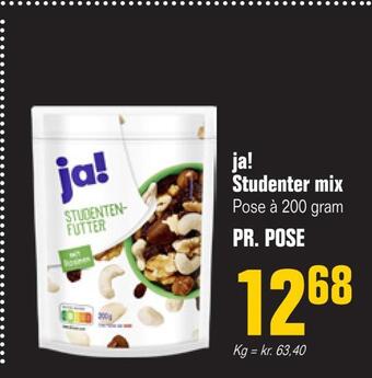 Otto Duborg Ja! studenter mix tilbud