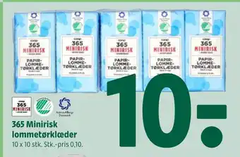 Coop 365 365 minirisk lommetørklæder tilbud