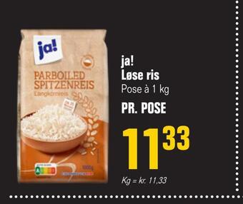 Otto Duborg Ja! løse ris tilbud