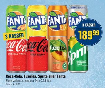 Otto Duborg Coca-cola, fuzetea, sprite eller fanta tilbud