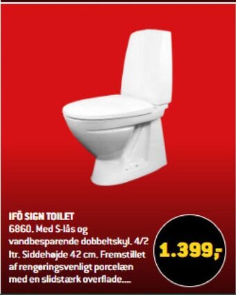 XL-BYG IFÖ Sign Toilet tilbud