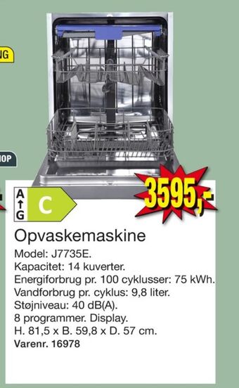 Harald Nyborg Wasco opvaskemaskine tilbud