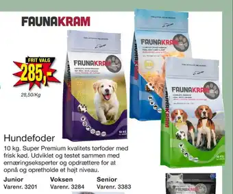 Faunakram hundefoder