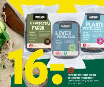 Coop 365 Hanegal plantepostej facon tilbud