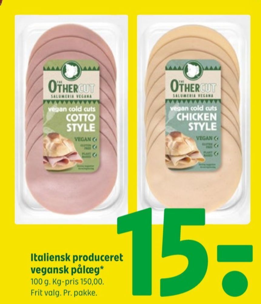 The othercut vegan cold cuts chicken style tilbud hos Coop 365