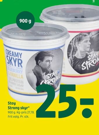 Coop 365 Stay strong skyr blåbær & vanilje tilbud