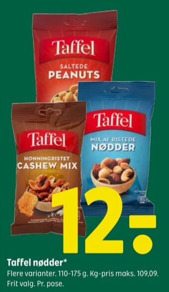 Coop 365 Taffel cashewnødder tilbud