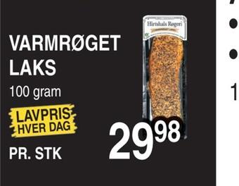 ABC Lavpris Varmrøget laks tilbud