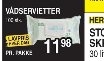 ABC Lavpris Vådservietter tilbud