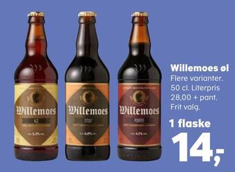 Kvickly Willemoes øl tilbud
