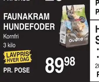Faunakram hundefoder