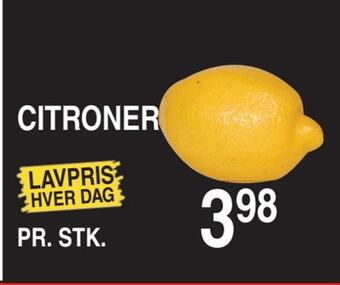 ABC Lavpris Citroner tilbud