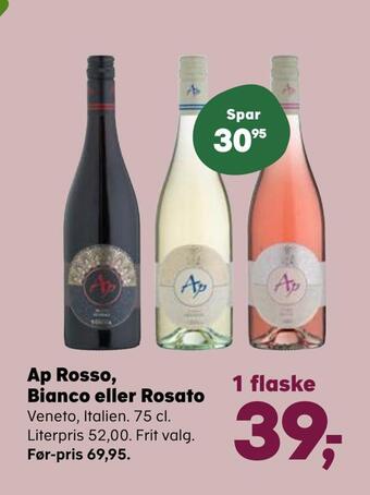 Kvickly Ap rosso, bianco eller rosato tilbud