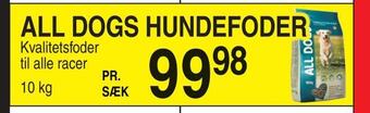 ABC Lavpris All dogs hundefoder tilbud