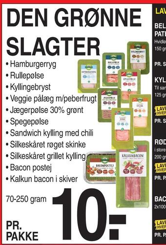 ABC Lavpris Den grønne slagter tilbud