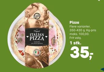 Kvickly Pizza tilbud