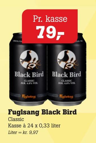 Poetzsch Padborg Fuglsang black bird classic tilbud
