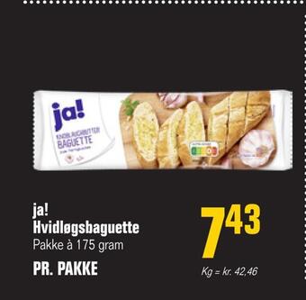 Poetzsch Padborg Ja! hvidløgsbaguette tilbud