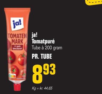 Poetzsch Padborg Ja! tomatpuré tilbud