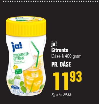 Ja! citronte