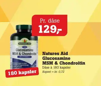 Poetzsch Padborg Natures aid glucosamine msm & chondroitin tilbud