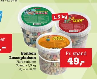 Poetzsch Padborg Bonbon lossepladsen tilbud