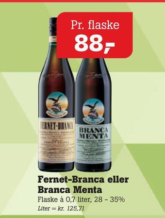 Poetzsch Padborg Fernet-branca eller branca menta tilbud