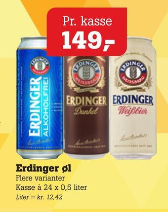 Poetzsch Padborg Erdinger øl tilbud