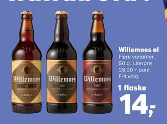 SuperBrugsen Willemoes øl tilbud