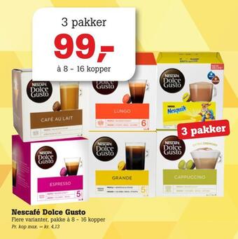 Poetzsch Padborg Nescafé dolce gusto tilbud