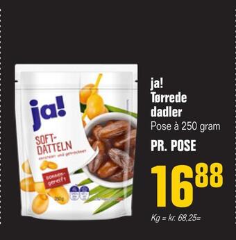 Ja! tørrede dadler