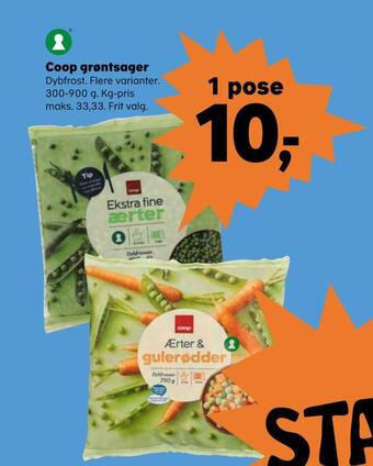 SuperBrugsen Coop grøntsager tilbud