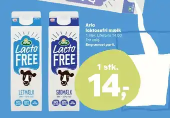 SuperBrugsen Arla laktosefri mælk tilbud